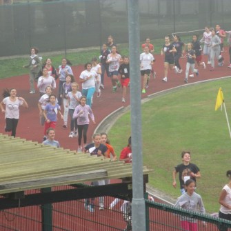 Il riscaldamento delle ragazze