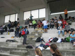 Molto tifo dagli spalti!